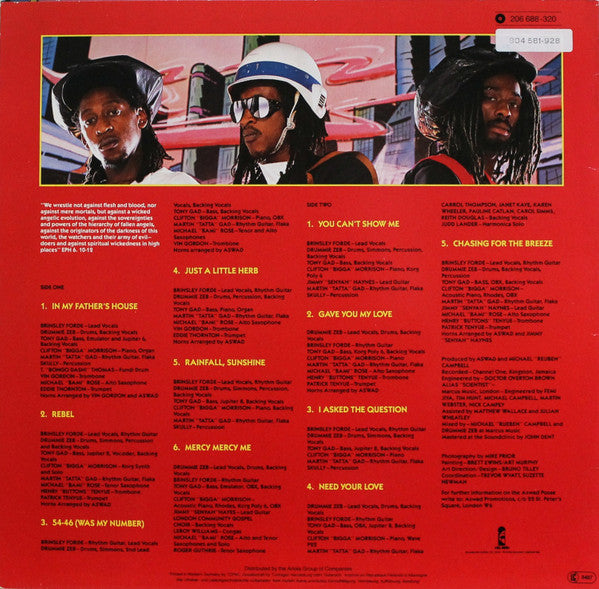 Aswad : Rebel Souls (LP, Album)