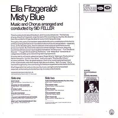 Ella Fitzgerald ~ Misty Blue (Vinyl) - Djungel & Jazz