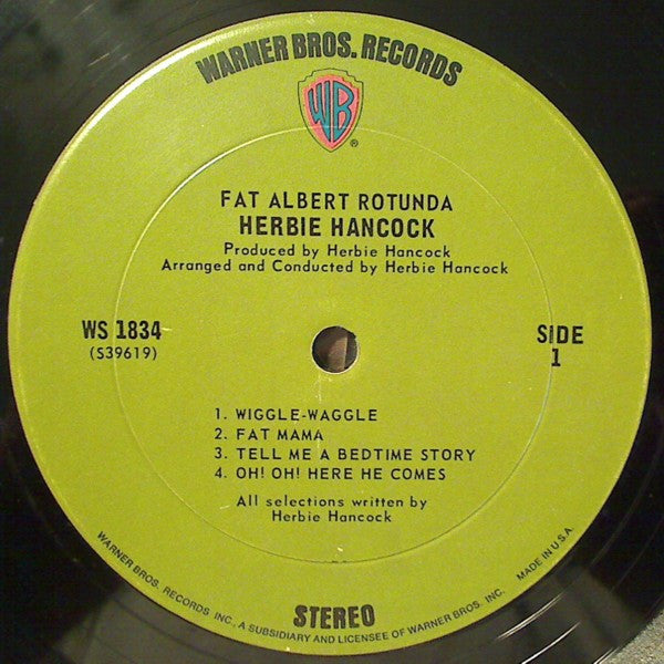 Herbie Hancock ~ Fat Albert Rotunda (Vinyl) - Djungel & Jazz