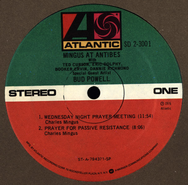 Charles Mingus ~ Mingus At Antibes (Vinyl) - Djungel & Jazz