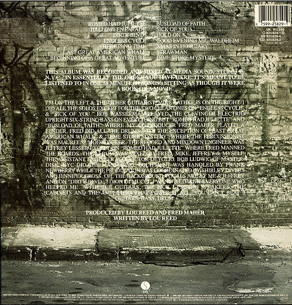 Lou Reed ~ New York (Vinyl) - Djungel & Jazz