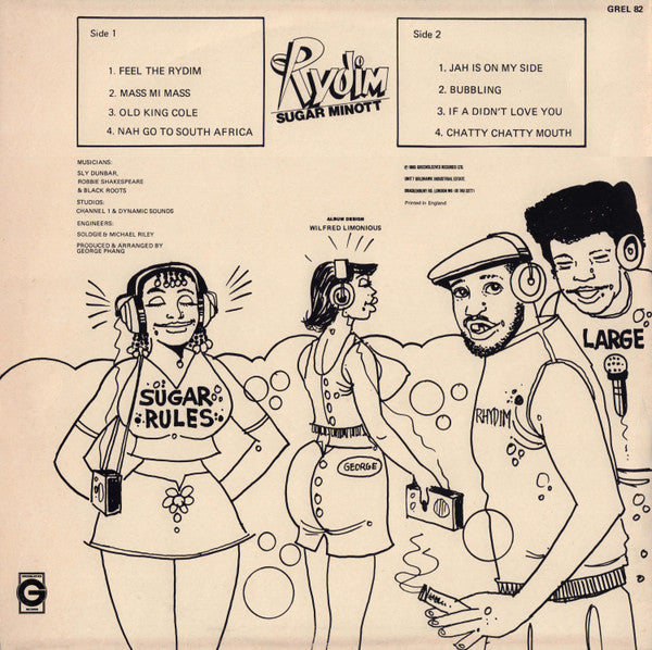 Sugar Minott : Rydim (LP, Album)