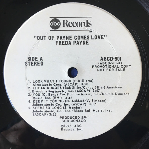 Freda Payne ~ Out Of Payne Comes Love (Vinyl) - Djungel & Jazz