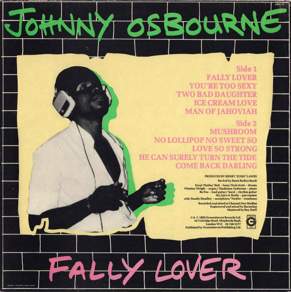 Johnny Osbourne : Fally Lover (LP, Album)
