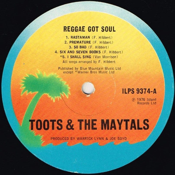 Toots & The Maytals : Reggae Got Soul (LP, Album)