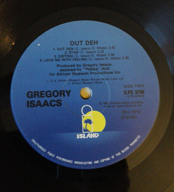 Gregory Isaacs ~ Out Deh! (Vinyl) - Djungel & Jazz