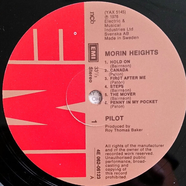 Pilot ~ Morin Heights (Vinyl) - Djungel & Jazz