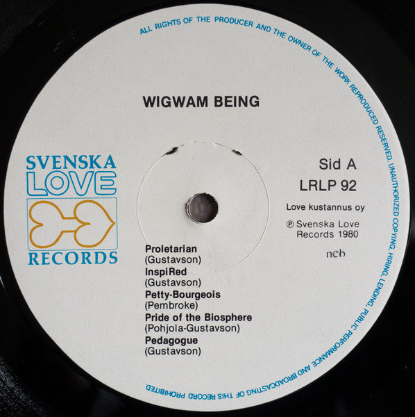 Wigwam ~ Being (Vinyl) - Djungel & Jazz