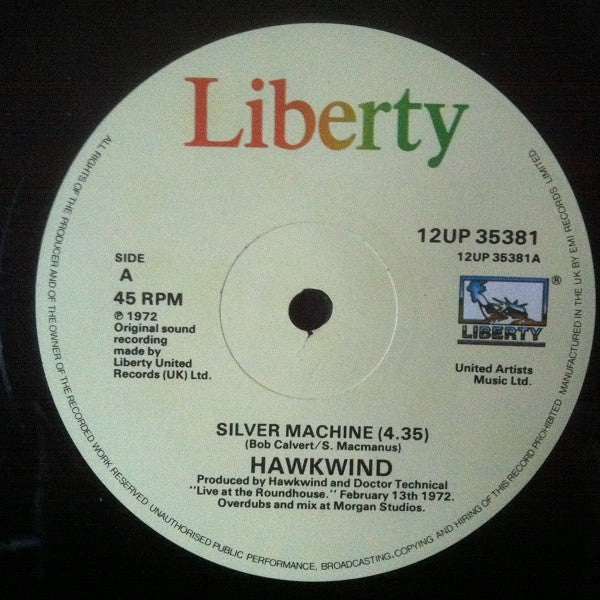 Hawkwind : Silver Machine (12")