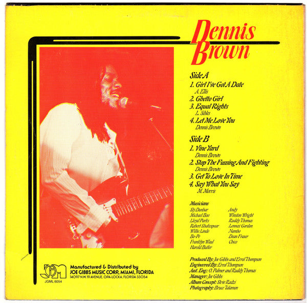 Dennis Brown : The Best Of Dennis Brown Part 2 (LP, Album, Comp)