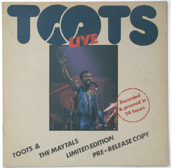 Toots & The Maytals : Live At The Palais 29.9.80 (Limited Edition Pre-Release Copy) (LP, Ltd, Num)