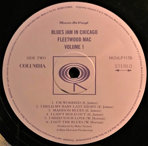Fleetwood Mac, Otis Spann, Willie Dixon, Shakey Horton, J.T. Brown, Guitar Buddy, Honey Boy Edwards, S.P.Leary ~ Blues Jam In Chicago (Vinyl) - Djungel & Jazz
