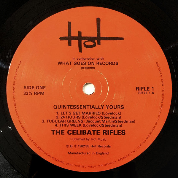 The Celibate Rifles ~ Quintessentially Yours (Vinyl) - Djungel & Jazz