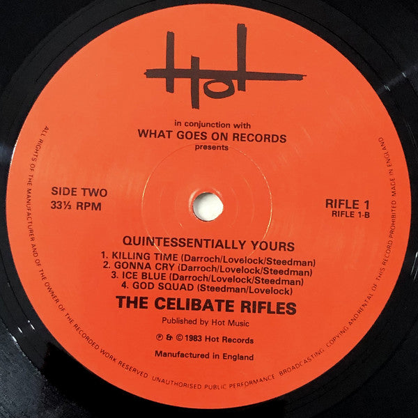 The Celibate Rifles ~ Quintessentially Yours (Vinyl) - Djungel & Jazz