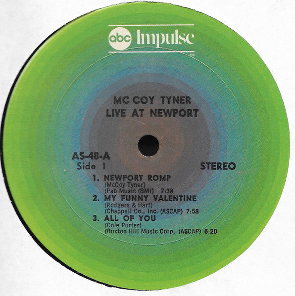 McCoy Tyner ~ Live At Newport (Vinyl) - Djungel & Jazz