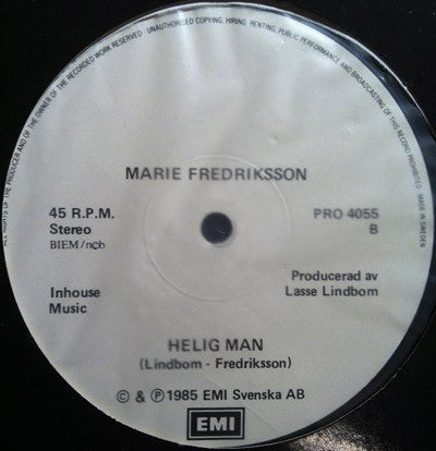Marie Fredriksson ~ Den Bästa Dagen (Vinyl) - Djungel & Jazz