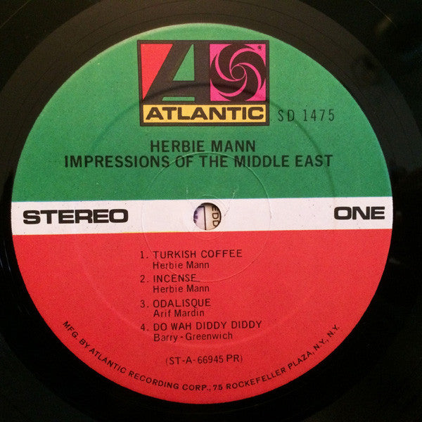 Herbie Mann : Impressions Of The Middle East (LP, Album, RE, Pre)