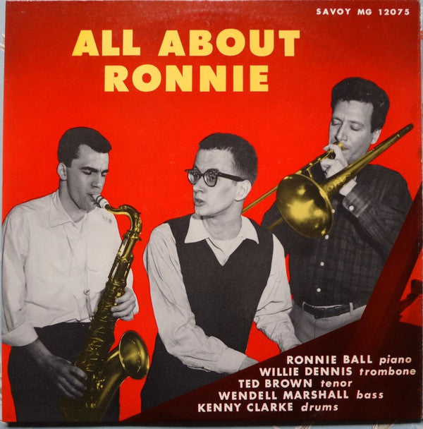 Ronnie Ball ~ All About Ronnie (Vinyl) - Djungel & Jazz