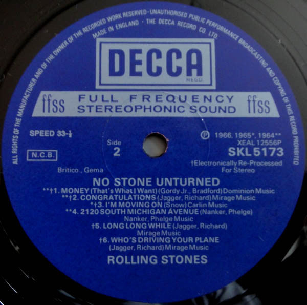The Rolling Stones : No Stone Unturned (LP, Comp)