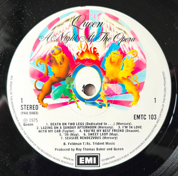 Queen ~ A Night At The Opera (Vinyl) - Djungel & Jazz