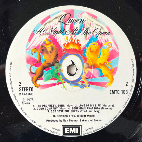 Queen ~ A Night At The Opera (Vinyl) - Djungel & Jazz