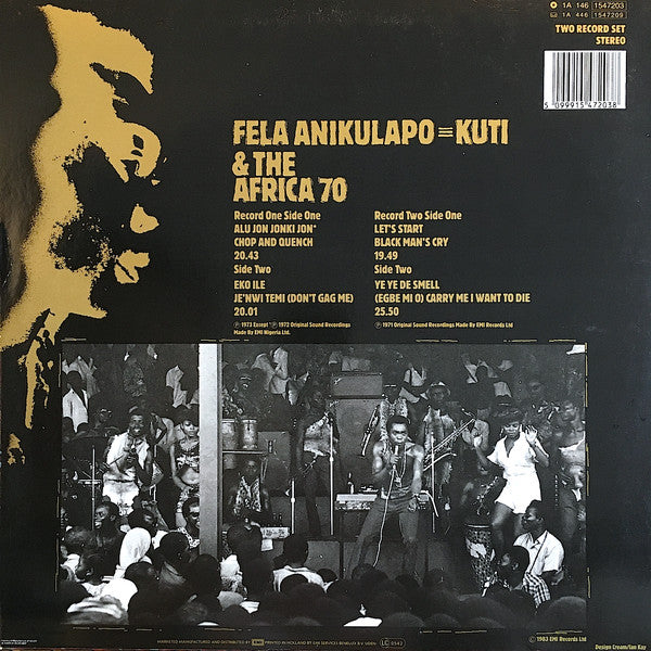 Fela Anikulapo-Kuti* & The Africa 70* : Fela Anikulapo Kuti & The Africa 70 (2xLP, Comp)