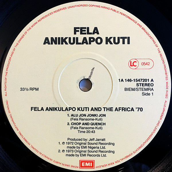 Fela Anikulapo-Kuti* & The Africa 70* : Fela Anikulapo Kuti & The Africa 70 (2xLP, Comp)