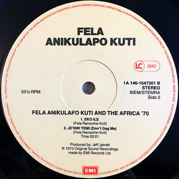 Fela Anikulapo-Kuti* & The Africa 70* : Fela Anikulapo Kuti & The Africa 70 (2xLP, Comp)