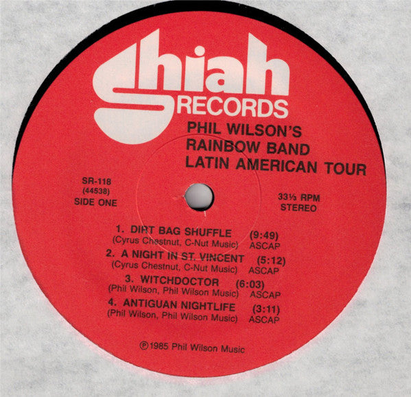 The Phil Wilson's Rainbow Band ~ Latin American Tour (Vinyl) - Djungel & Jazz