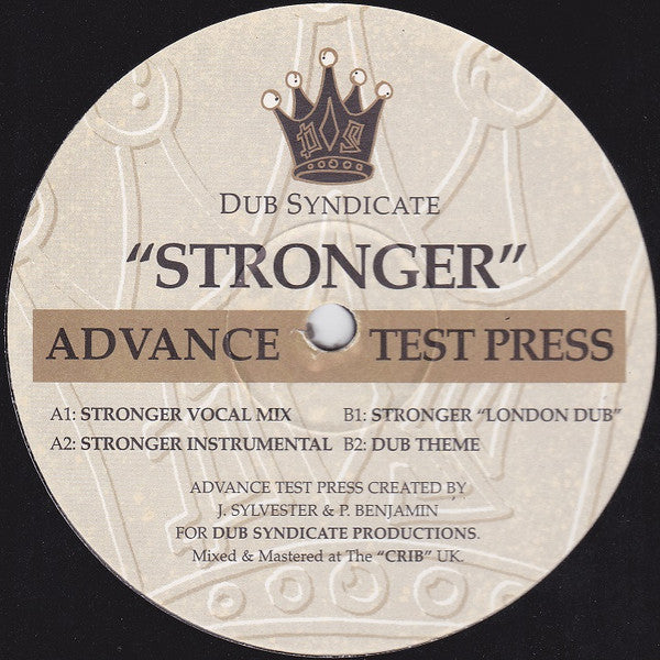 Dub Syndicate Productions ~ Stronger (Vinyl) - Djungel & Jazz