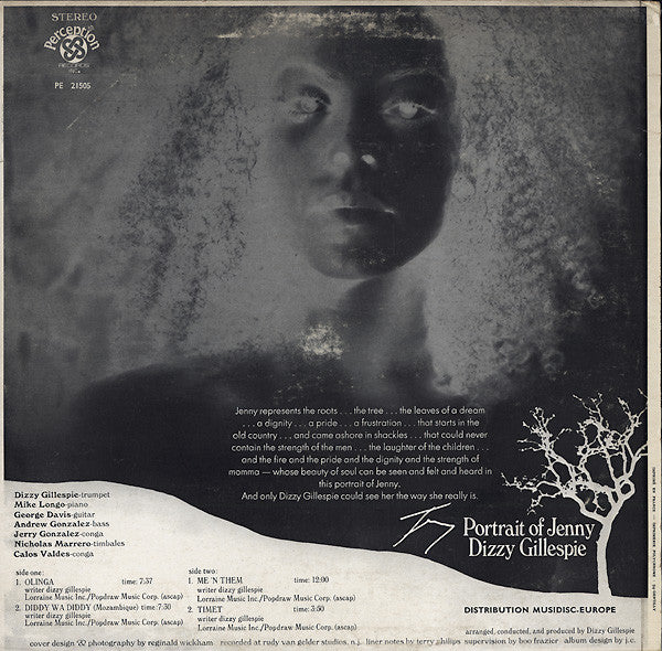 Dizzy Gillespie : Portrait Of Jenny (LP, Album)