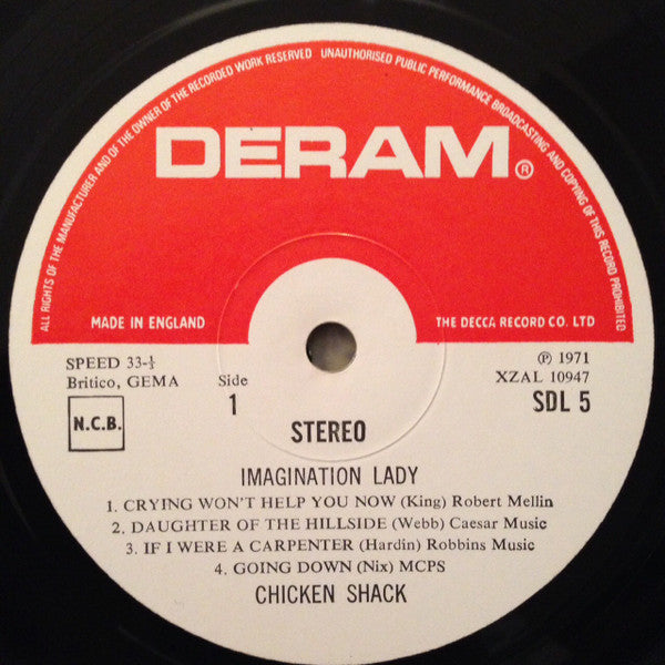 Chicken Shack ~ Imagination Lady (Vinyl) - Djungel & Jazz