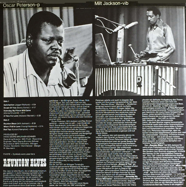 Oscar Peterson ~ Reunion Blues (Vinyl) - Djungel & Jazz
