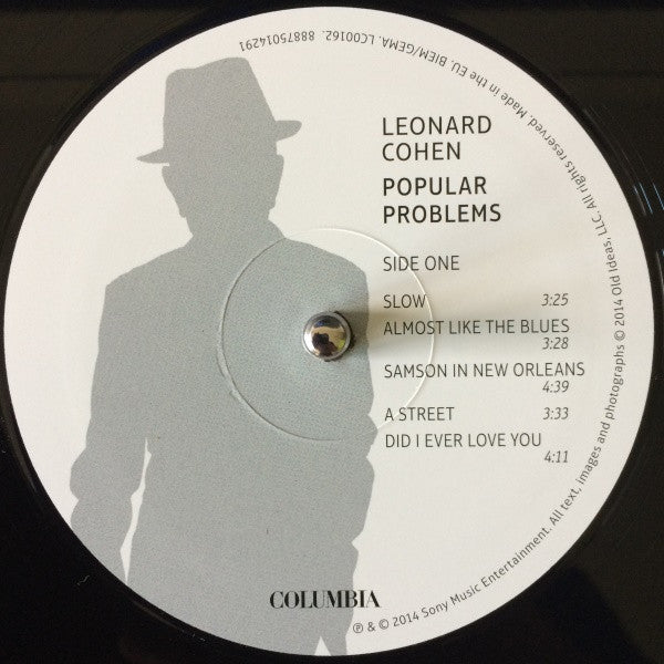 Leonard Cohen ~ Popular Problems (Vinyl) - Djungel & Jazz