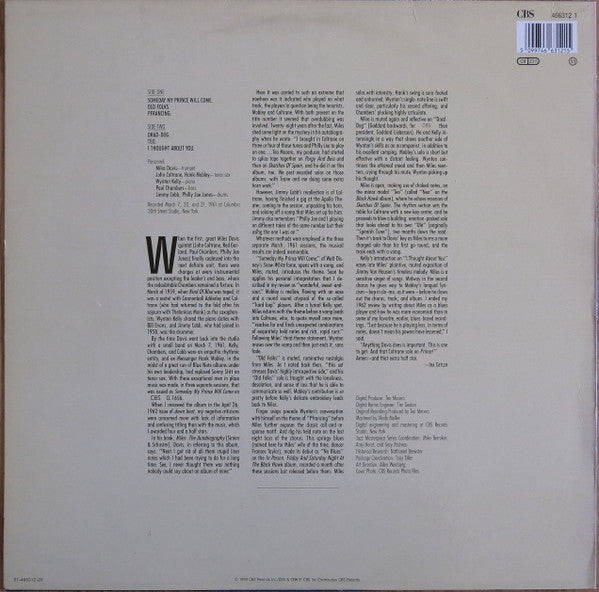 Miles Davis : Someday My Prince Will Come (LP, Album, RE, RM)