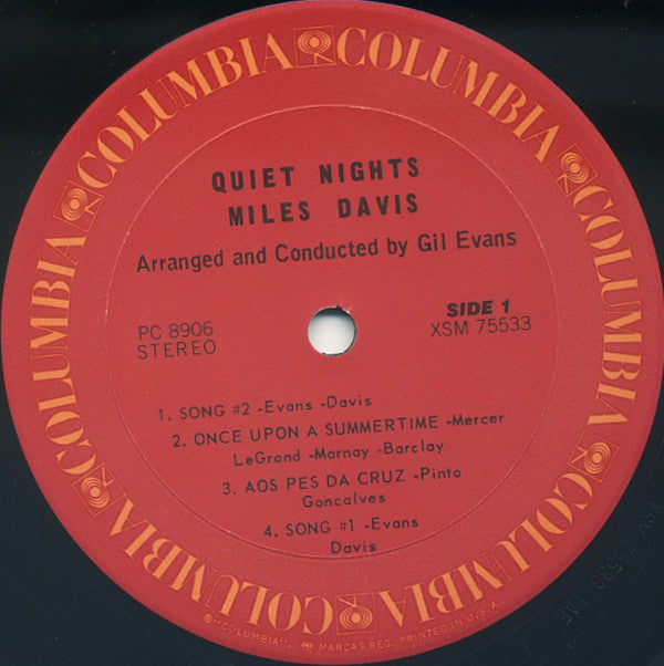 Miles Davis ~ Quiet Nights (Vinyl) - Djungel & Jazz