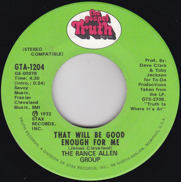 The Rance Allen Group ~ There's Gonna Be A Showdown (Vinyl) - Djungel & Jazz