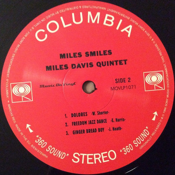Miles Davis Quintet ~ Miles Smiles (Vinyl) - Djungel & Jazz