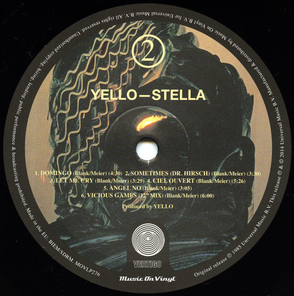 Yello ~ Stella (Vinyl) - Djungel & Jazz