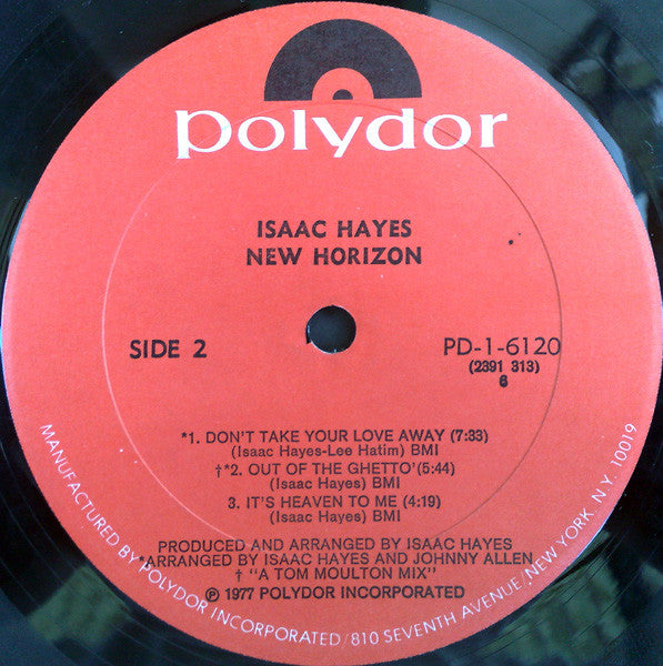 Isaac Hayes ~ New Horizon (Vinyl) - Djungel & Jazz