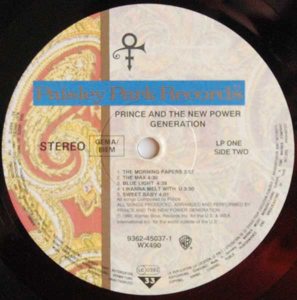 Prince And The New Power Generation ~ Love Symbol (Vinyl) - Djungel & Jazz