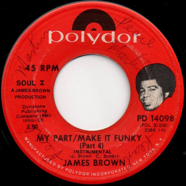 James Brown ~ My Part / Make It Funky (Vinyl) - Djungel & Jazz