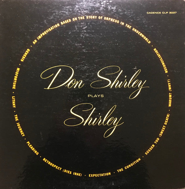 Don Shirley ~ Don Shirley Plays Shirley (Vinyl) - Djungel & Jazz