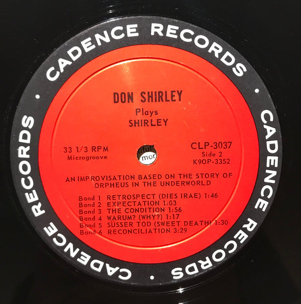 Don Shirley ~ Don Shirley Plays Shirley (Vinyl) - Djungel & Jazz