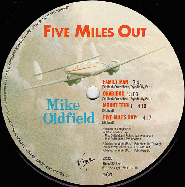 Mike Oldfield ~ Five Miles Out (Vinyl) - Djungel & Jazz