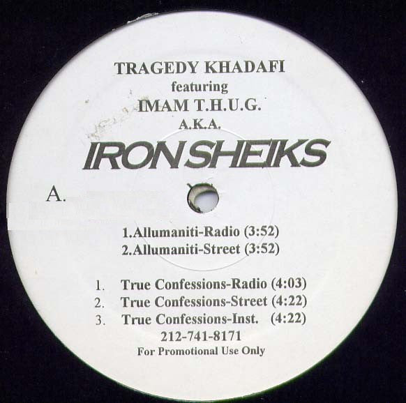 Tragedy Khadafi featuring Imam T.H.U.G. ~ Iron Sheiks (Vinyl) - Djungel & Jazz
