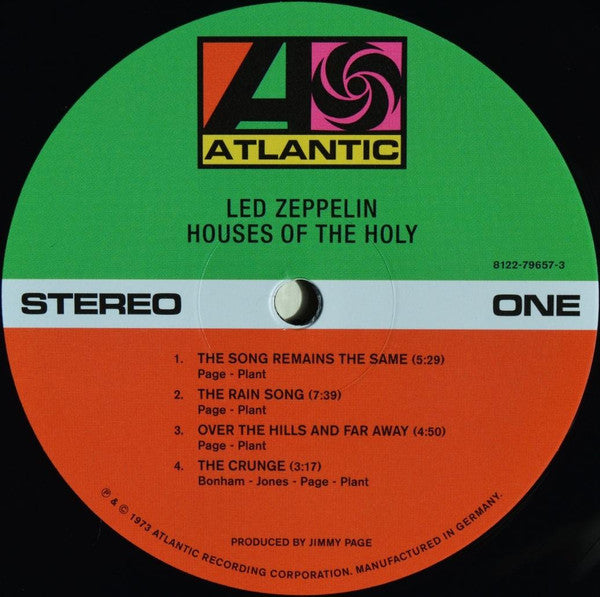 Led Zeppelin ~ Houses Of The Holy (Vinyl) - Djungel & Jazz