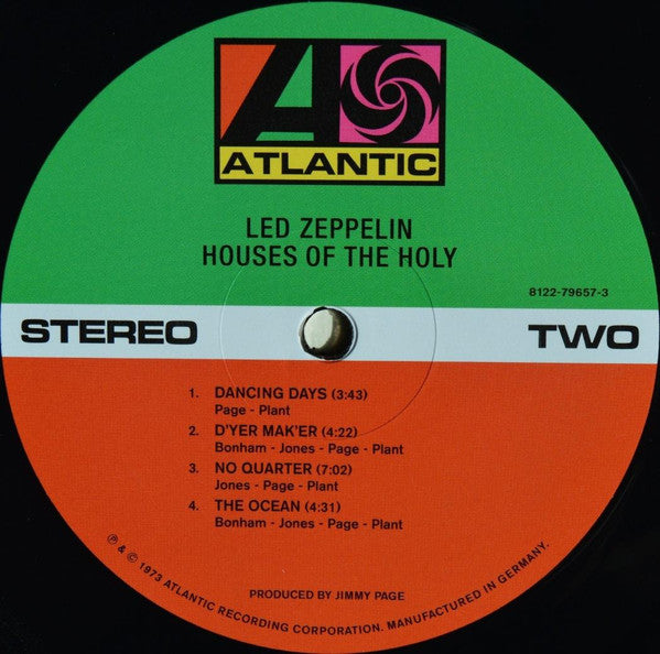 Led Zeppelin ~ Houses Of The Holy (Vinyl) - Djungel & Jazz