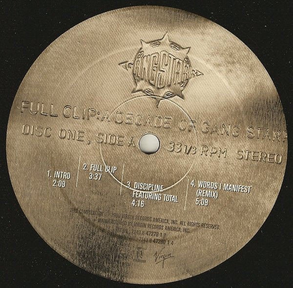 Gang Starr ~ Full Clip: A Decade Of Gang Starr (Vinyl) - Djungel & Jazz