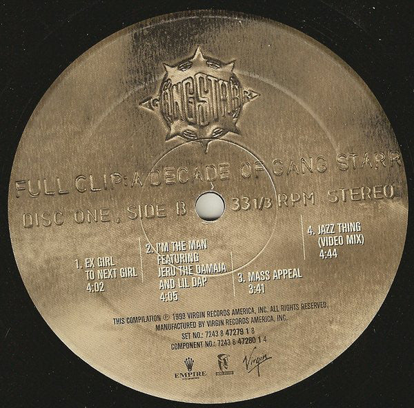 Gang Starr ~ Full Clip: A Decade Of Gang Starr (Vinyl) - Djungel & Jazz